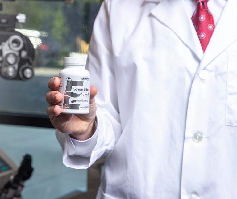 EyePromise Screen Shield Pro is the #1 eye doctor-recommended blue light supplement. EyePromise Screen Shield Pro is the #1 eye doctor-recommended blue light supplement.